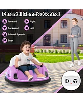 12V 360° Spinning Bumper Car – Remote Control, Led Lights, Music