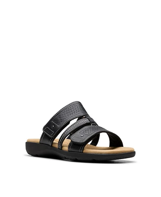Clarks Collection Women's Elizabelle Ave Slip-On Flat Sandals