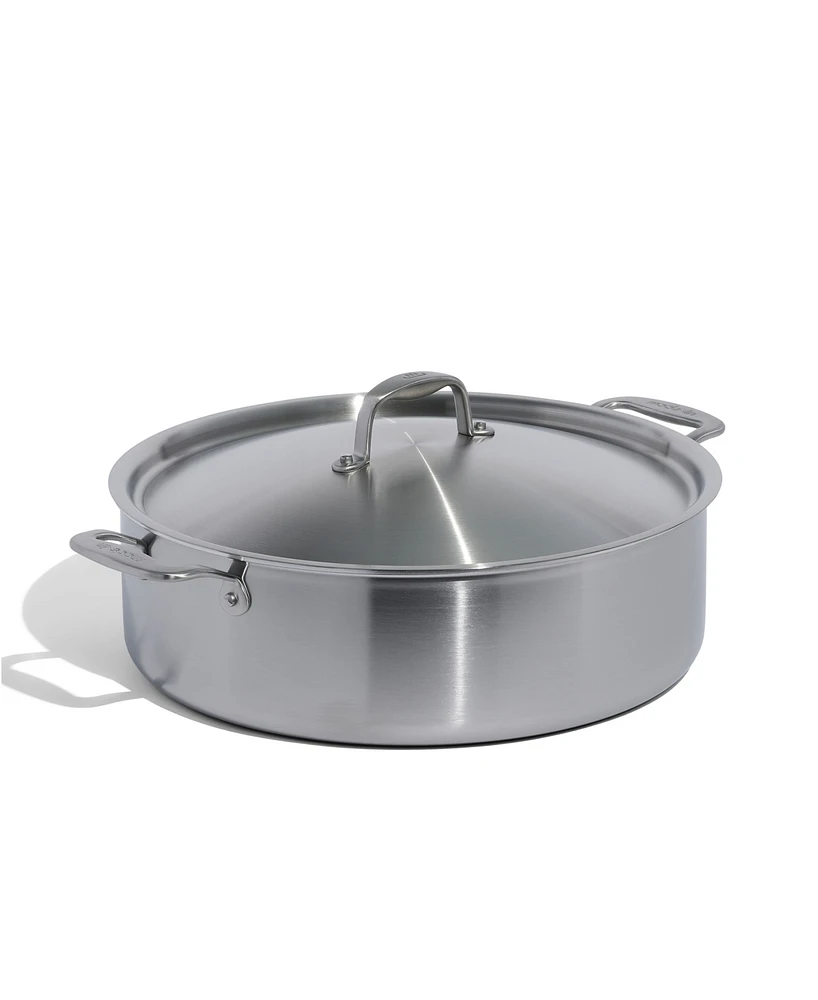 Made In Stainless Steel Clad 10-Quart Rondeau with Lid