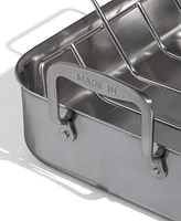 Made In Stainless Steel Clad 17" Roasting Pan
