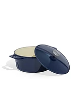 Made In Enameled Cast Iron 5.5-Quarts Round Dutch Oven with Lid