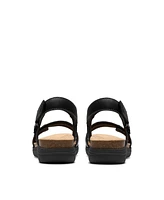 Clarks Collection Women's April Clover Riptape Flat Sandals