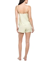 Midnight Bakery Women's 2-Pc. Cosmica Satin Cami Tap Set
