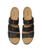 Clarks Collection Women's Laurieann Rio Slip-On Flat Sandals