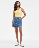 Hugo Women's Slim-Fit Scoop-Neck Logo Tank Top