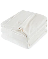 Lauren Ralph Micromink Plush Blanket