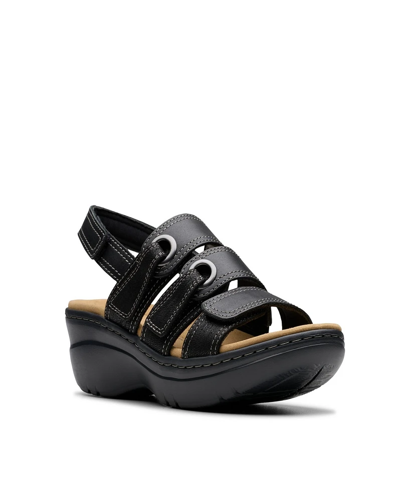 Clarks Collection Women's Merliah2 Bali Wedge Sandals
