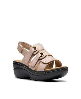 Clarks Collection Women's Merliah2 Bali Wedge Sandals