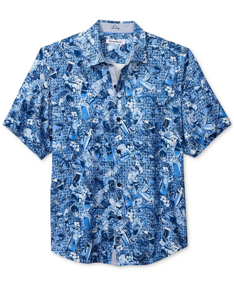 Tommy Bahama Men's Island Mixer Short Sleeve Button-Front Product Print Shirt