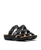 Clarks Collection Women's Laurieann Hope Slip-On Flat Sandals