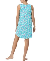 Ellen Tracy Women's Printed Sleeveless Chemise
