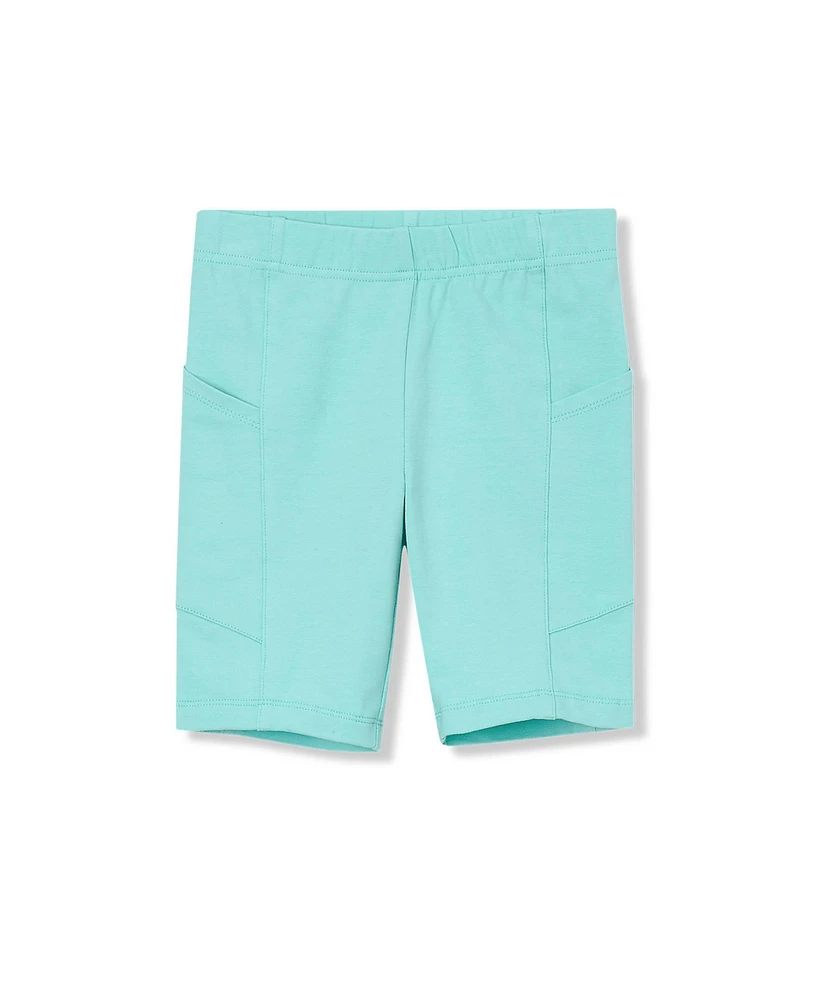 Lands' End Girls Tough Cotton Bike Short with Pockets