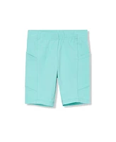 Lands' End Girls Tough Cotton Bike Short with Pockets