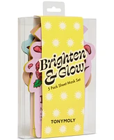 Tonymoly 5-Pc. Brighten & Glow Sheet Mask Set