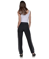 Karl Lagerfeld Paris Women's Colorblocked Jogger Pants