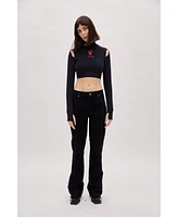 Pcfg Women's Flare Denim Pant
