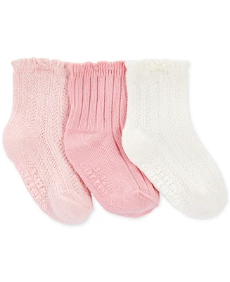 Carter's Baby Girls 3-Pk. Pointelle Socks