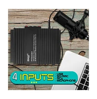 Pyle Compact Bluetooth Power Amplifier with Usb & Sd Readers - PFA220BT