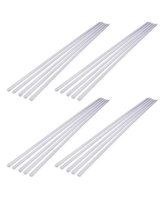 DELight 20 Pack 39" Pvc Channel Mounting Holder for 9/16" Led Neon Rope Light