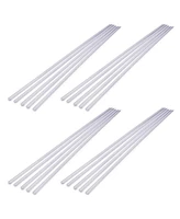 DELight 20 Pack 39" Pvc Channel Mounting Holder for 9/16" Led Neon Rope Light