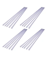 DELight 20Pcs 39" Pvc Channel Mounting Holder for 11/16" Led Neon Strip Light