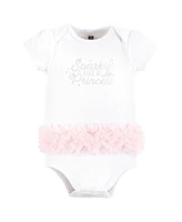 Hudson Baby Girls Cotton Bodysuits, Sparkle Princess Tutu, 9-12 Months