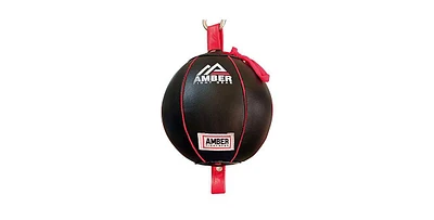 Amber Fight Gear Boxing Mma Muay Thai Fitness Workout Training Leather Punching Floor to Ceiling Speed Dodge Ball Double End Bag Professional with Bun