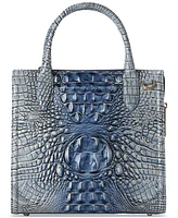 Brahmin Small Caroline Melbourne Embossed Leather Satchel