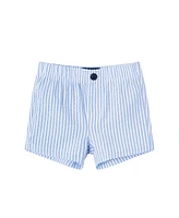 Andy & Evan Baby Boys Chambray Polo and Vest Set