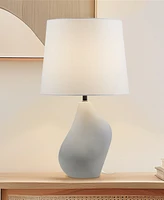 Ink+Ivy 21.75" ZenGlossy Asymmetrical Ceramic Table Lamp