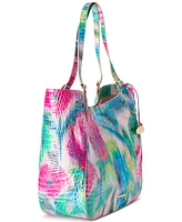 Brahmin Aliza Impression Melbourne Leather Tote