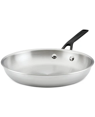KitchenAid Stainless Steel 5-Ply Clad 10" Open Frypan