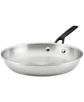 KitchenAid Stainless Steel 5-Ply Clad 10" Open Frypan