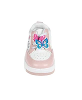 Bebe Toddler Girls Butterfly Lace Charms with Court Sneakers