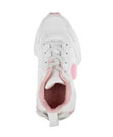 Bebe Toddler Girls Double Layer Bow at Back with Medallion Sneakers