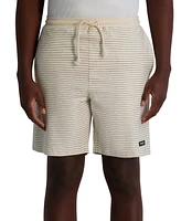 Karl Lagerfeld Paris Men's Relaxed-Fit Textured Stripe 8-1/2" Drawstring Shorts