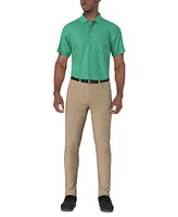 Pga Tour Men's Airflux Short Sleeve Mesh Golf Polo Shirt