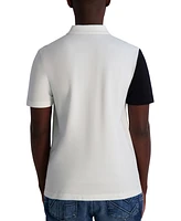 Karl Lagerfeld Paris Men's Regular-Fit Colorblocked Polo Shirt
