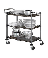 Seville Classics 3-Tier Commercial Rolling Utility Cart