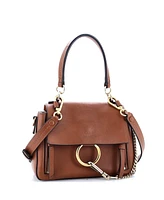 Pre-Owned Chloe Mini Faye Day Bag Leather