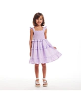 Andy & Evan Little Girls Toddler/Child Ditsy Floral Print Ruffle Tiered Dress