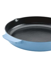 KitchenAid Enameled Cast Iron 12" Skillet with Helper Handle and Pour Spouts
