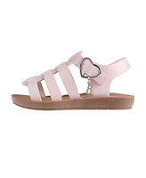 Bebe Toddler Girls Flower Print Lining with Fisherman Sandals