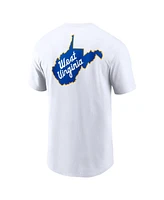 Nike Men's Jerry West White Virginia Mountaineers Warm Up T-Shirt