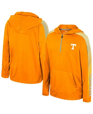 Colosseum Big Boys and Girls Tennessee Orange Volunteers Lumen Long Sleeve Quarter-Zip Hooded Windshirt
