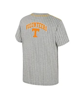 Colosseum Big Boys and Girls Heather Gray Tennessee Volunteers Airball Baseball T-Shirt