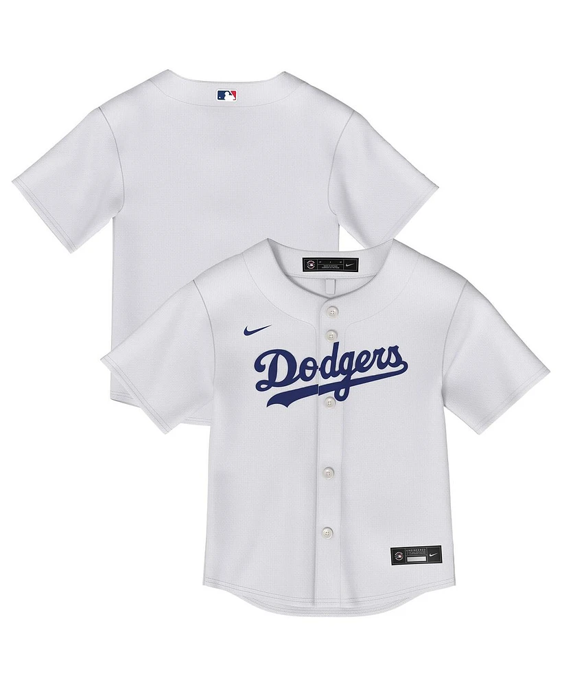 Outerstuff Toddler White Los Angeles Dodgers Home Replica Jersey