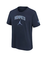 Jordan Big Boys and Girls Navy Memphis Grizzlies Essential Cities T-Shirt