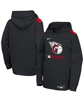 Nike Big Boys and Girls Navy Cleveland Guardians Authentic Collection Performance Pullover Hoodie