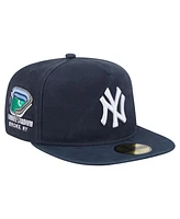 New Era Men's Navy New York Yankees Championship Side Flag A-Frame 59FIFTY Fitted Hat